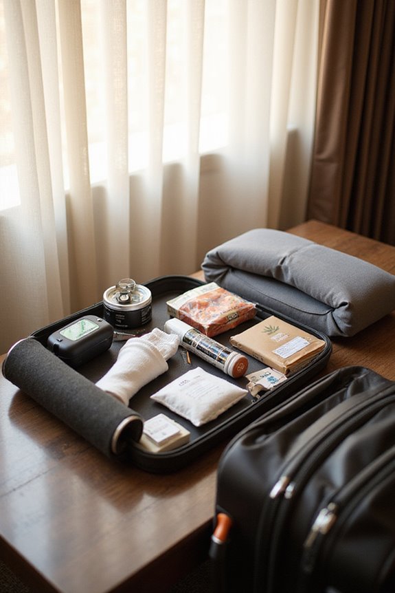 comfortable travel accessories selection