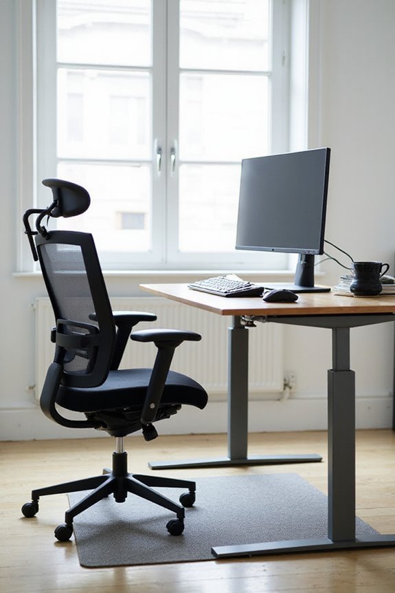 ergonomic equipment alleviates discomfort