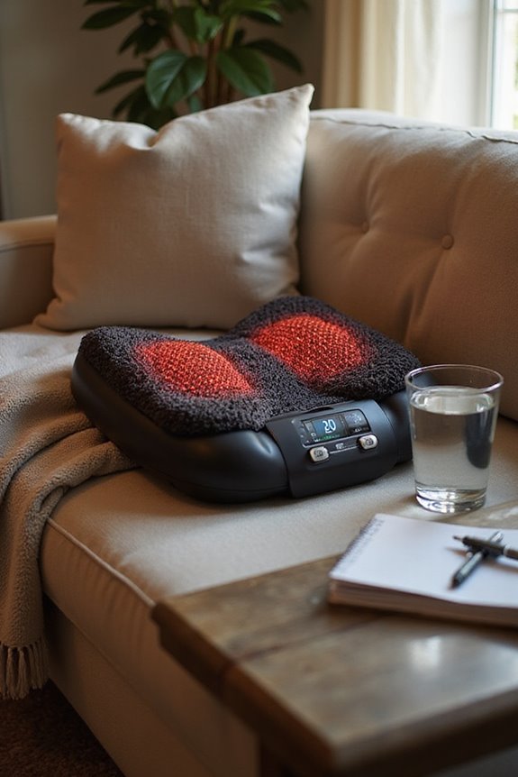 heated massage cushion safety