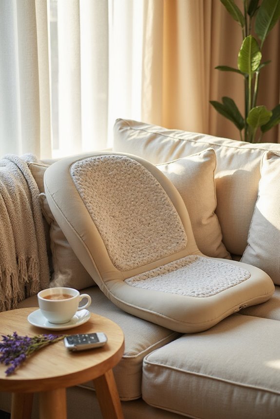 massage cushions promote relaxation
