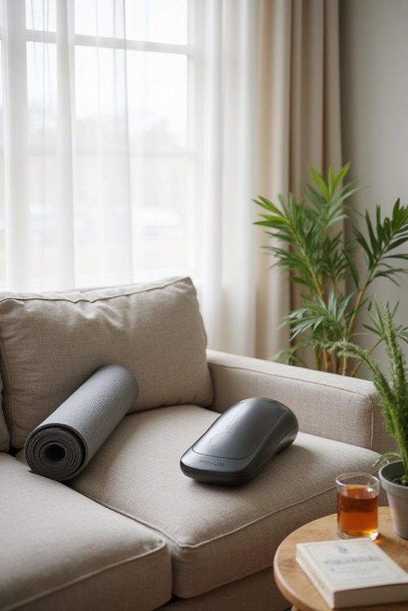 massage intensity and portability
