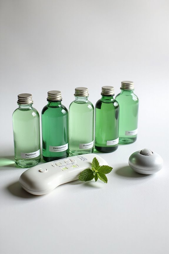 natural peppermint oils selection