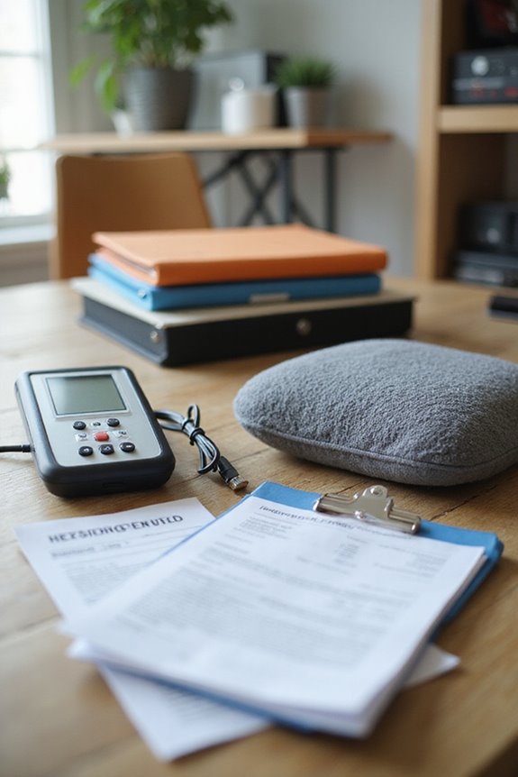 pain relief equipment documentation