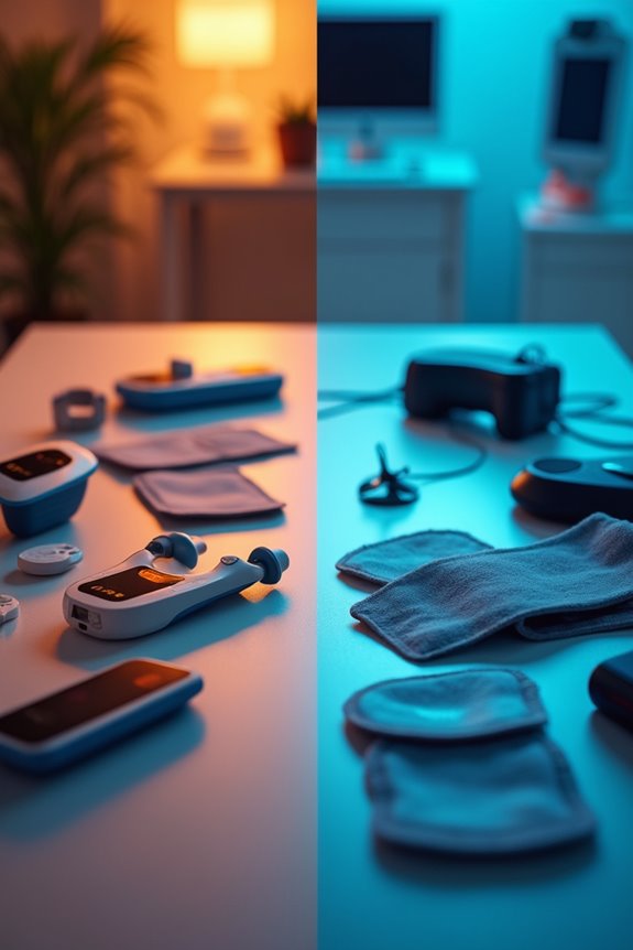 portable vs stationary pain relief