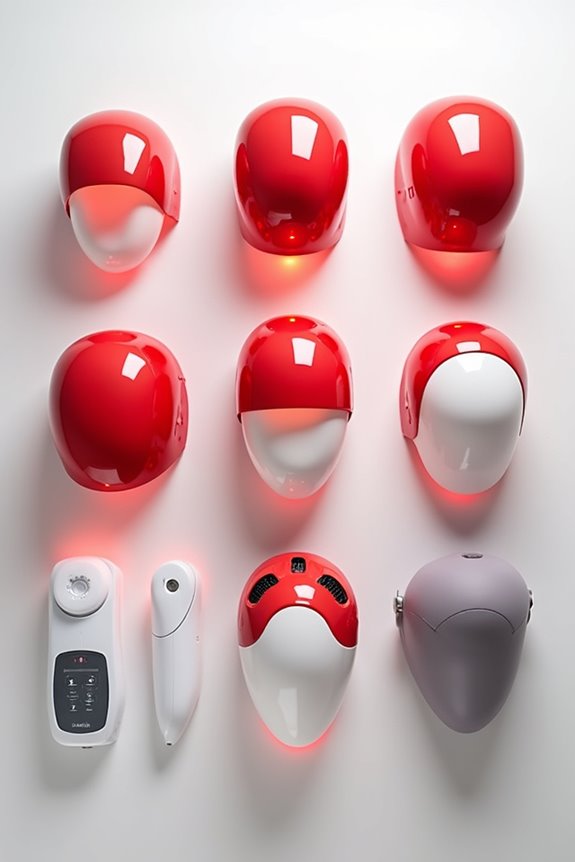 red light therapy caps