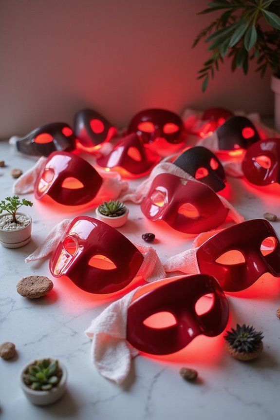 top inia red light masks