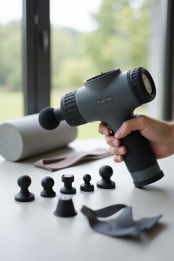 using a percussion gun